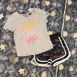 Champion Kids short and t shirt set size 5/6